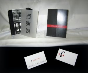 Folder with Translucent Overlay and Business Card