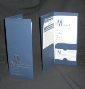 Mini Folder with Step Sheets and business card holder